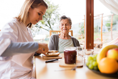 caregivers providing chome care