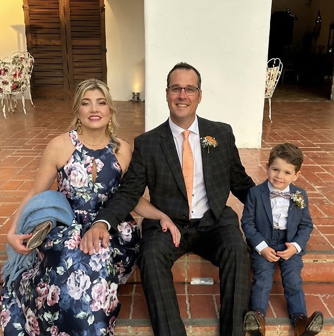 Scott Carson and Gisella Arantes